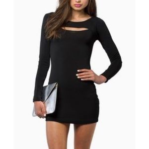 Black Tobi Aria cut out Bodycon dress